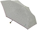 hygge(ヒュッゲ) 折りたたみ傘 手開き スーパーミニ ボーダー柄 オフホワイトxネイビー 1311 hygge(ヒュッゲ) 折りたたみ傘 手開き スーパーミニ ボーダー柄 オフホワイトxネイビー 1311